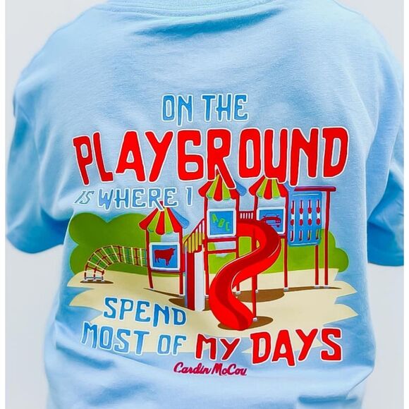 Cardin McCoy (NWT-UNOPENED) Light Blue ‘Playground’ Short Sleeve Shirt (Size M) - Picture 1 of 4
